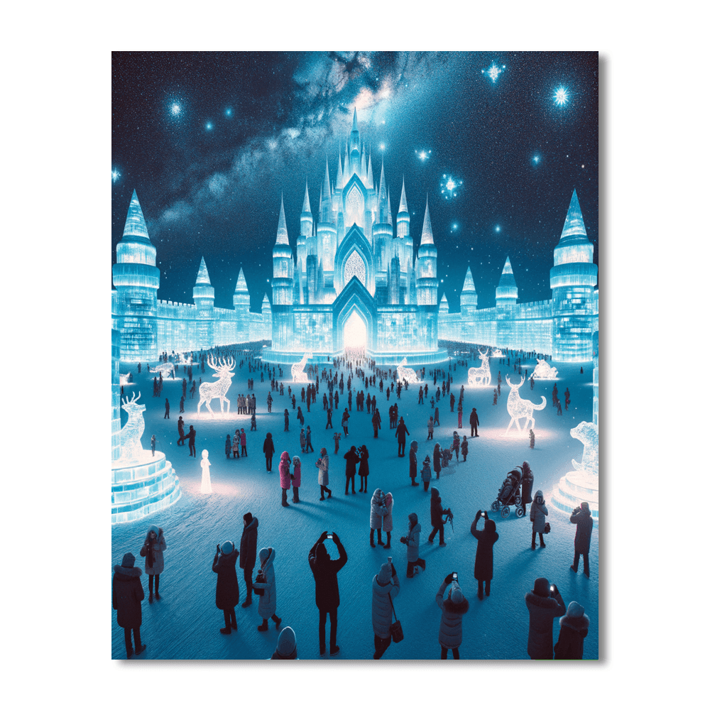 Harbin International Ice And Snow Sculpture Festival - Harbin, China Painting Number Kit