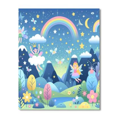 Colorful Dreamland Number Painting