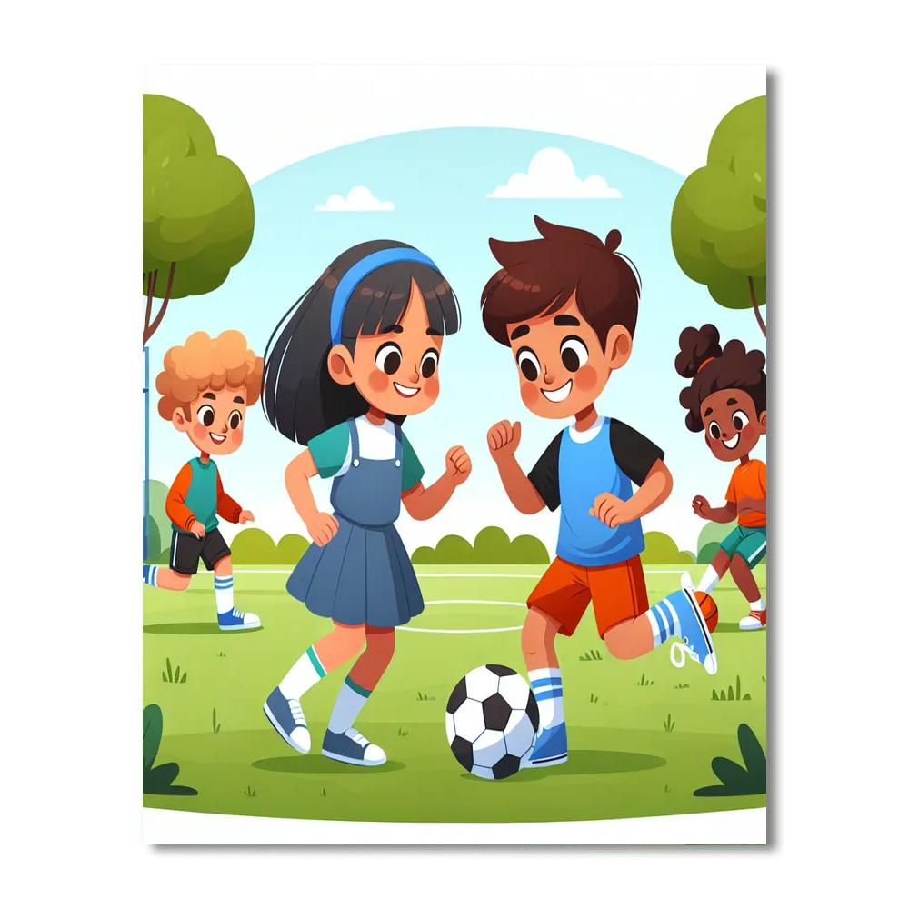 Sports Fun Extravaganza Paint By Numbers Kits