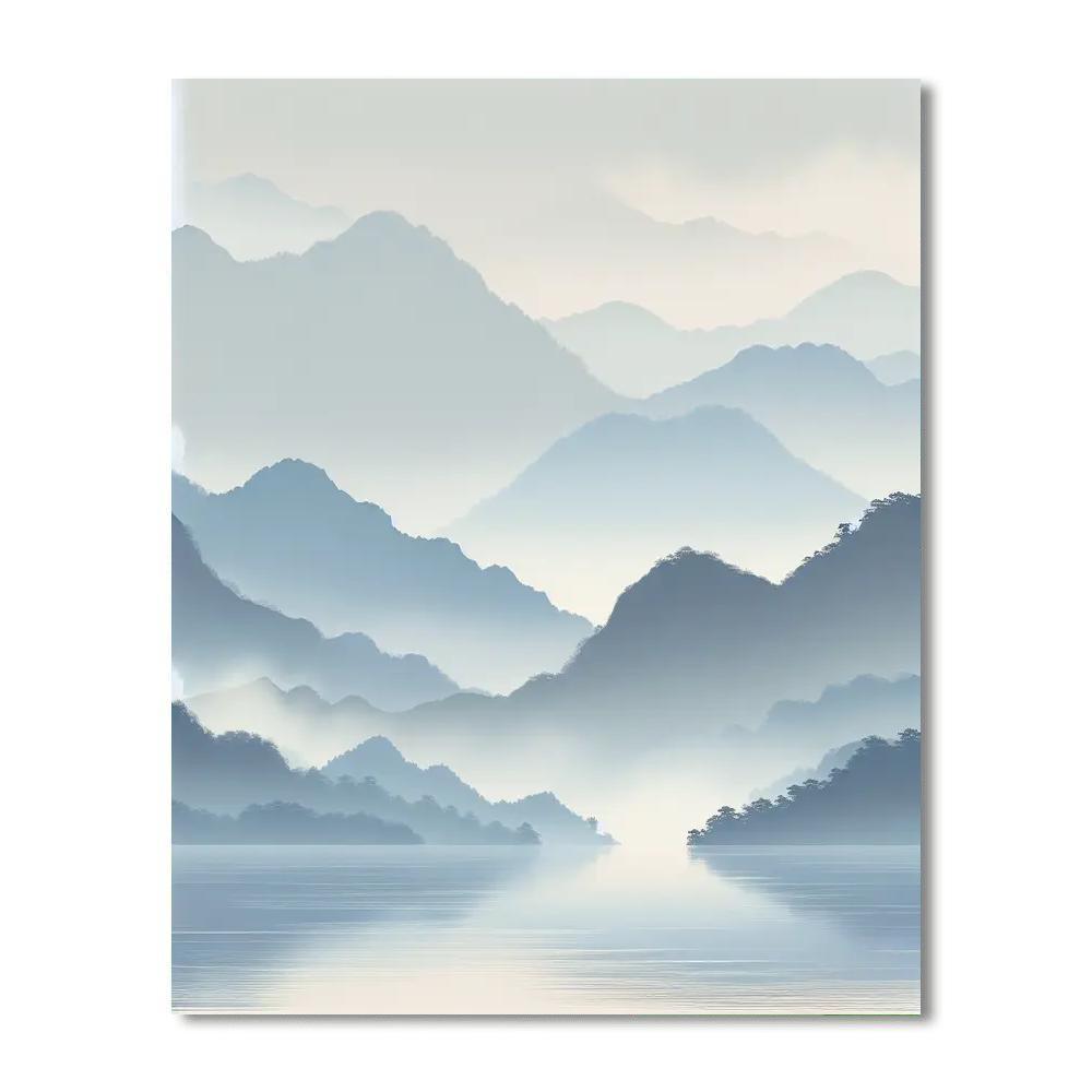 Mystic Eastern Landscapes Paint By Numbers Art