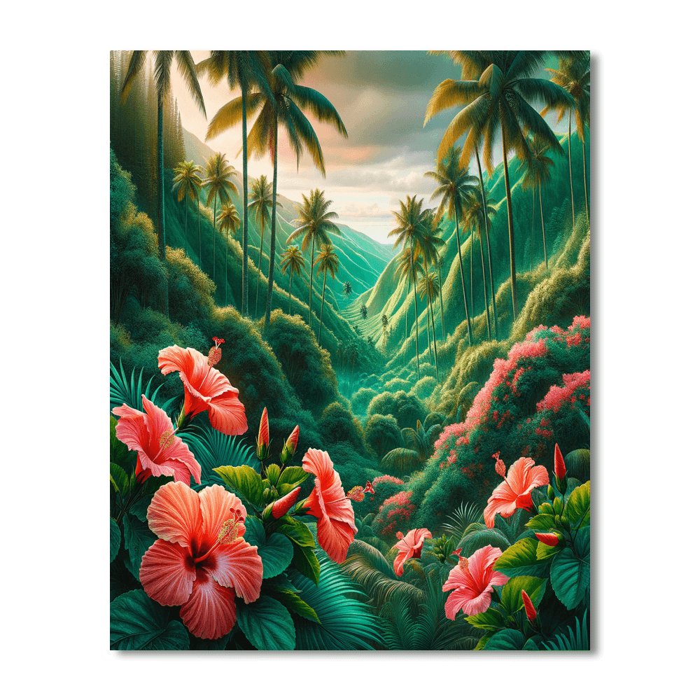 Hawaiian Tropic Escape Paint By Number