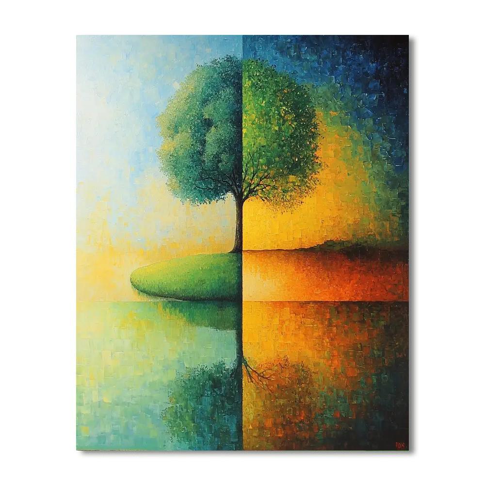 Nandalal Bose Inspired Songs Of The Seasons  Paint By Numbers