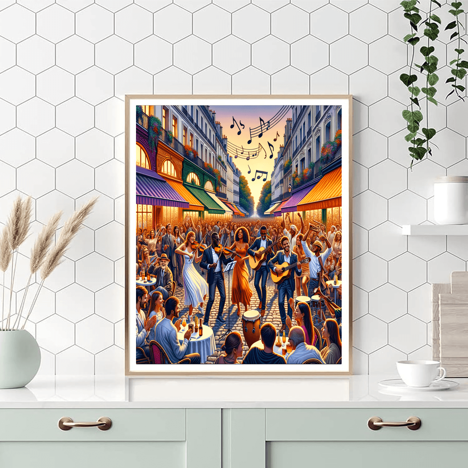 Fête De La Musique - Paris, France Number Painting