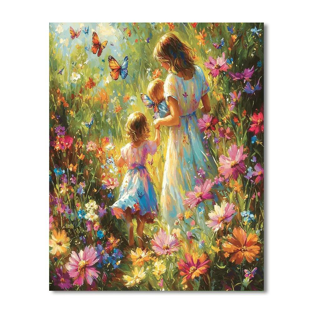 Mom's Magical Garden Numbered Painting Kits
