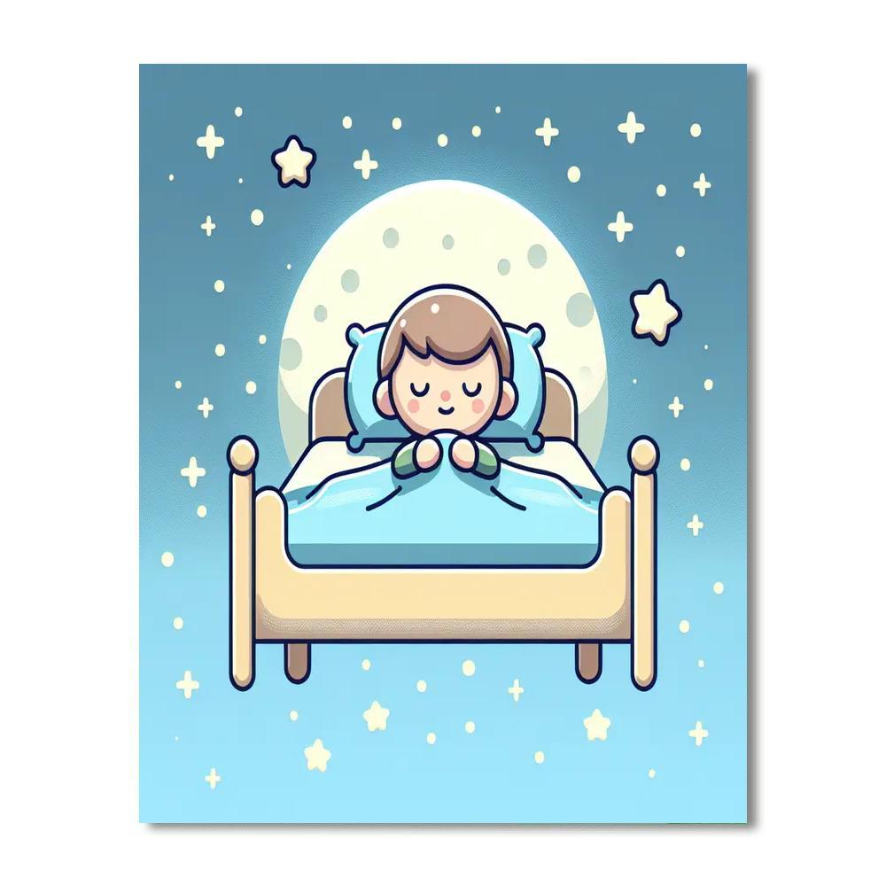 Dreamy Space Slumber Paint By Color