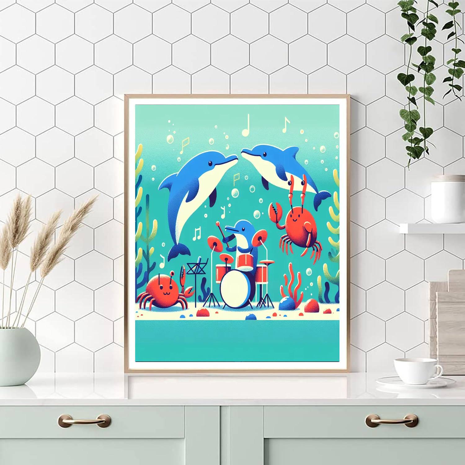 Charming Ocean Orchestra Paint By Numbers