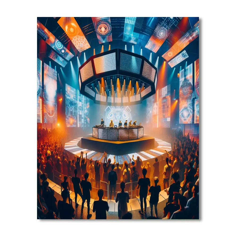 Sonar Festival Paint By Numbers Art