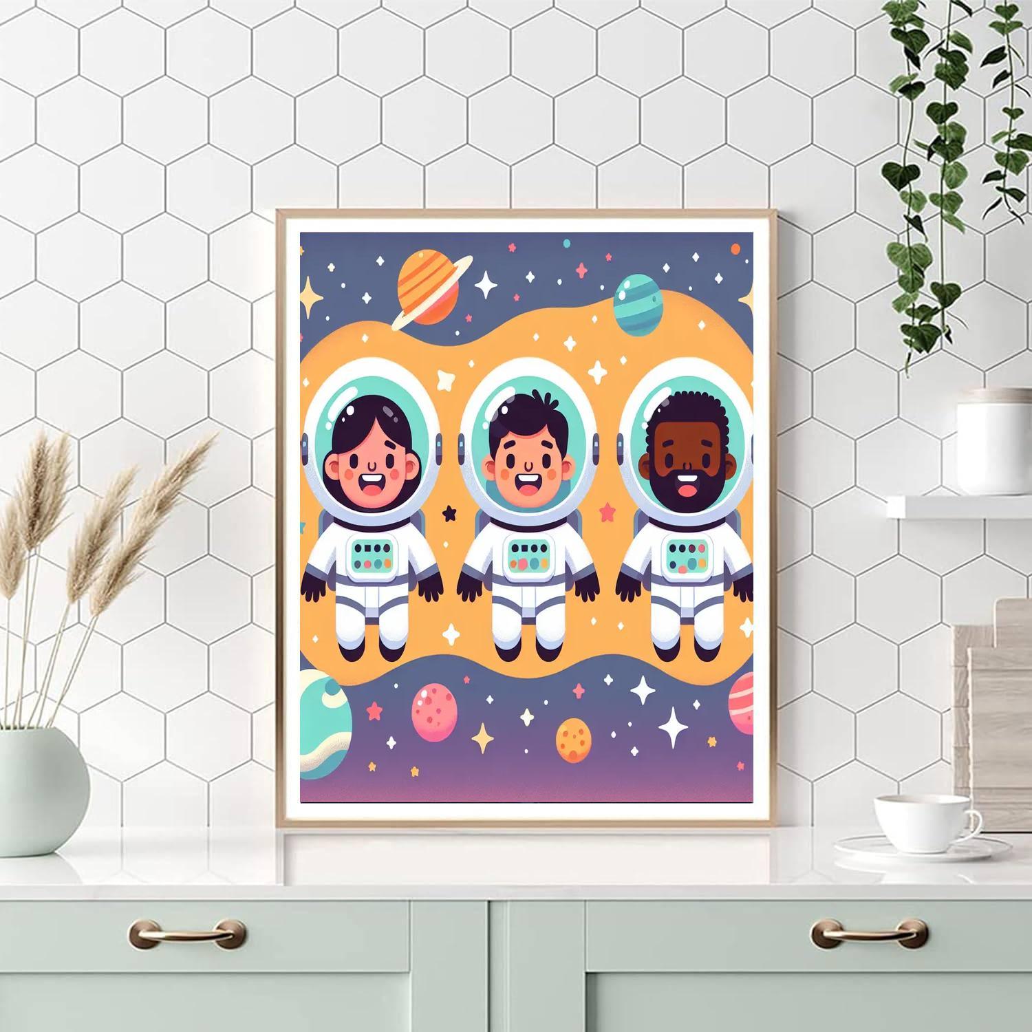 Fantastic Space Quest DIY Paint By Numbers