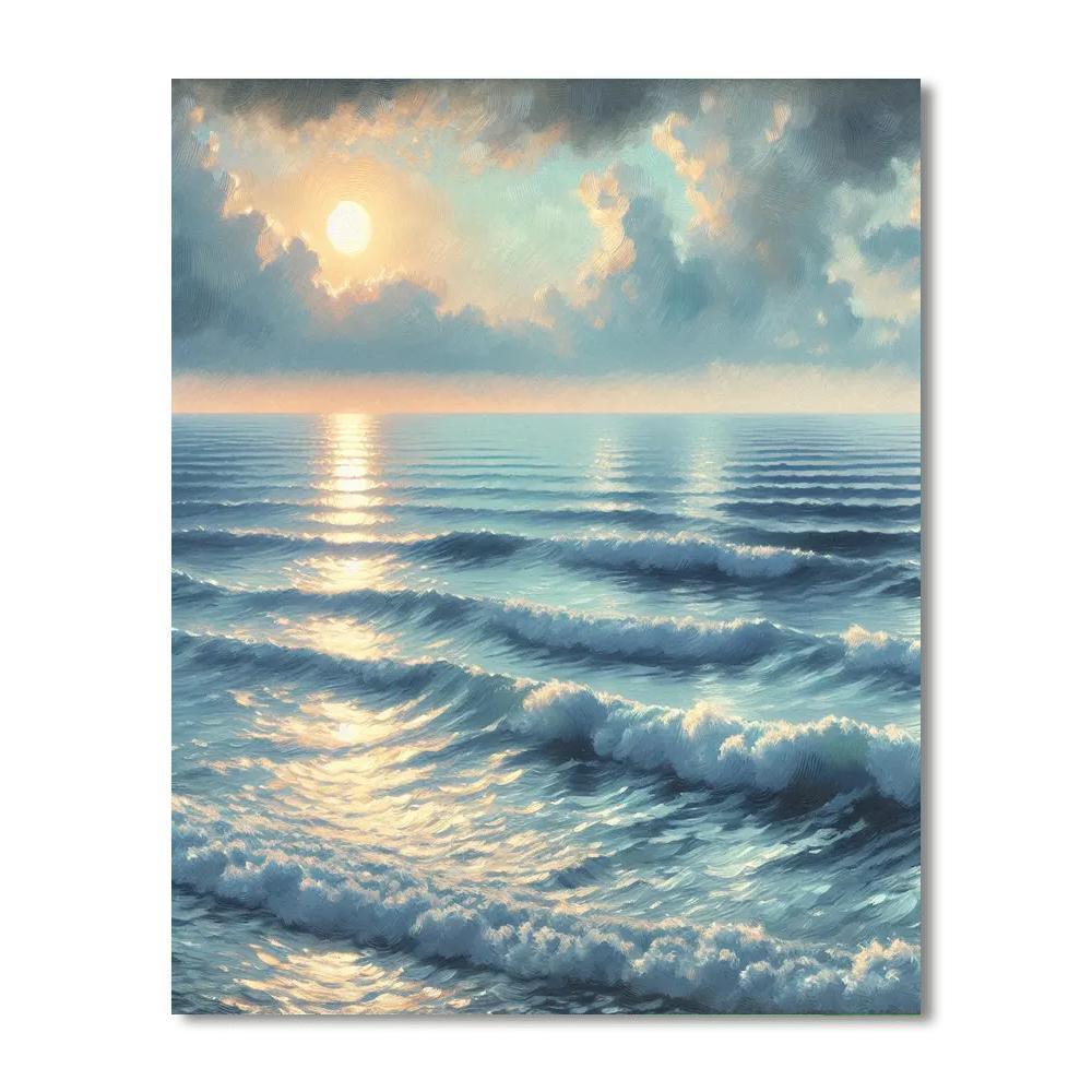 Impressionist Seascape Escape Painting By Numbers Kit
