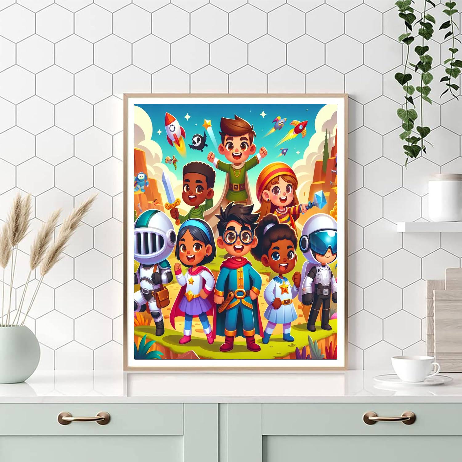 Hero's Journey Number Painting