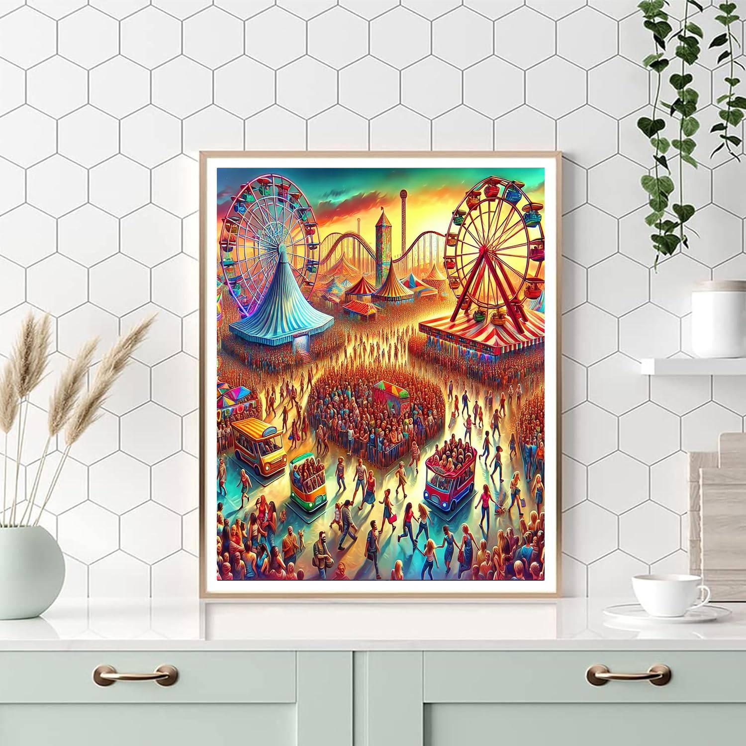 Festive Carnival Vibes Painting By Numbers Kit
