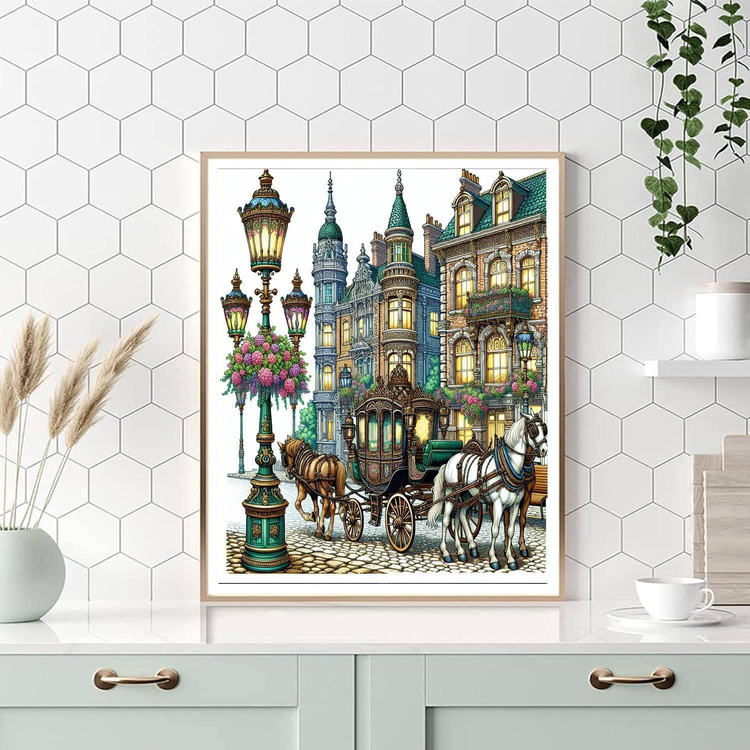 Historic Victorian Street Number Painting