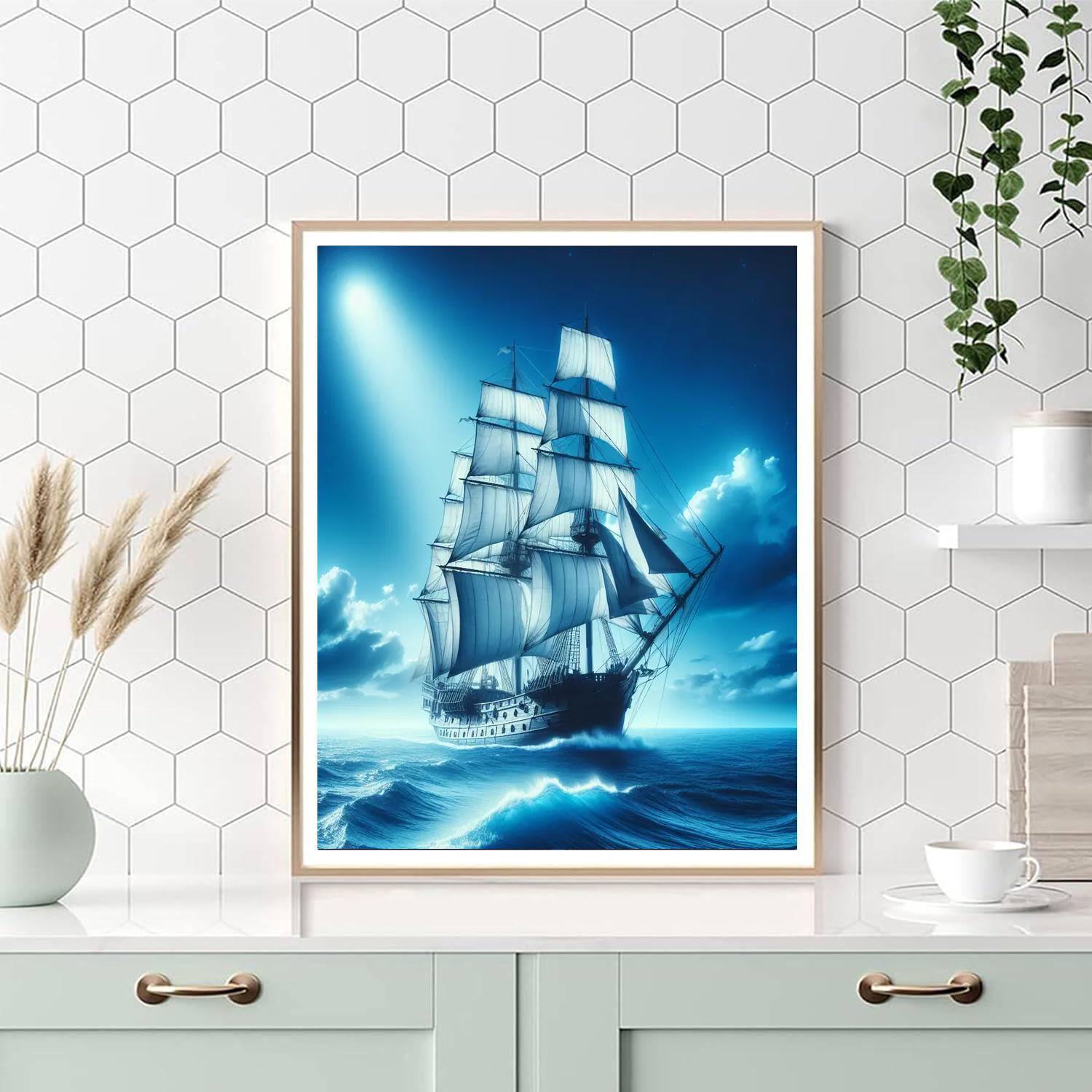 Sailing Adventure Escape Painting By Numbers Kit