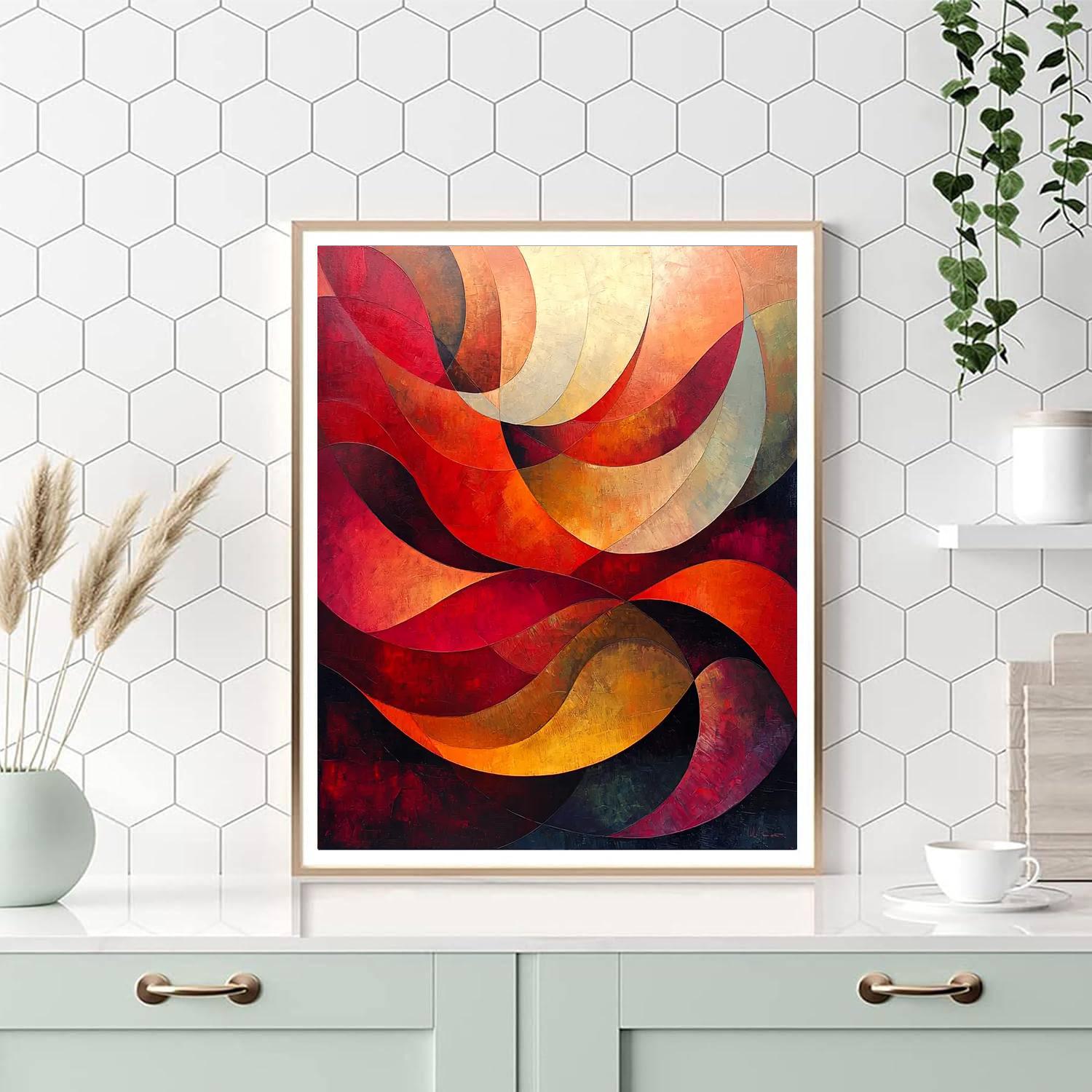 Caravaggio Inspired Rhapsody In Color  Number Painting