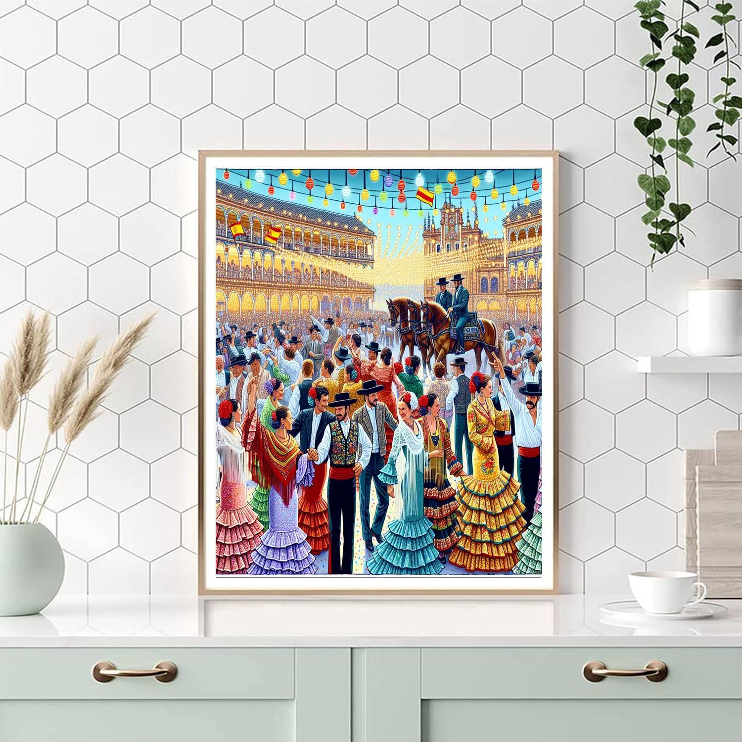 Seville April Fair - Seville, Spain Paint By Number