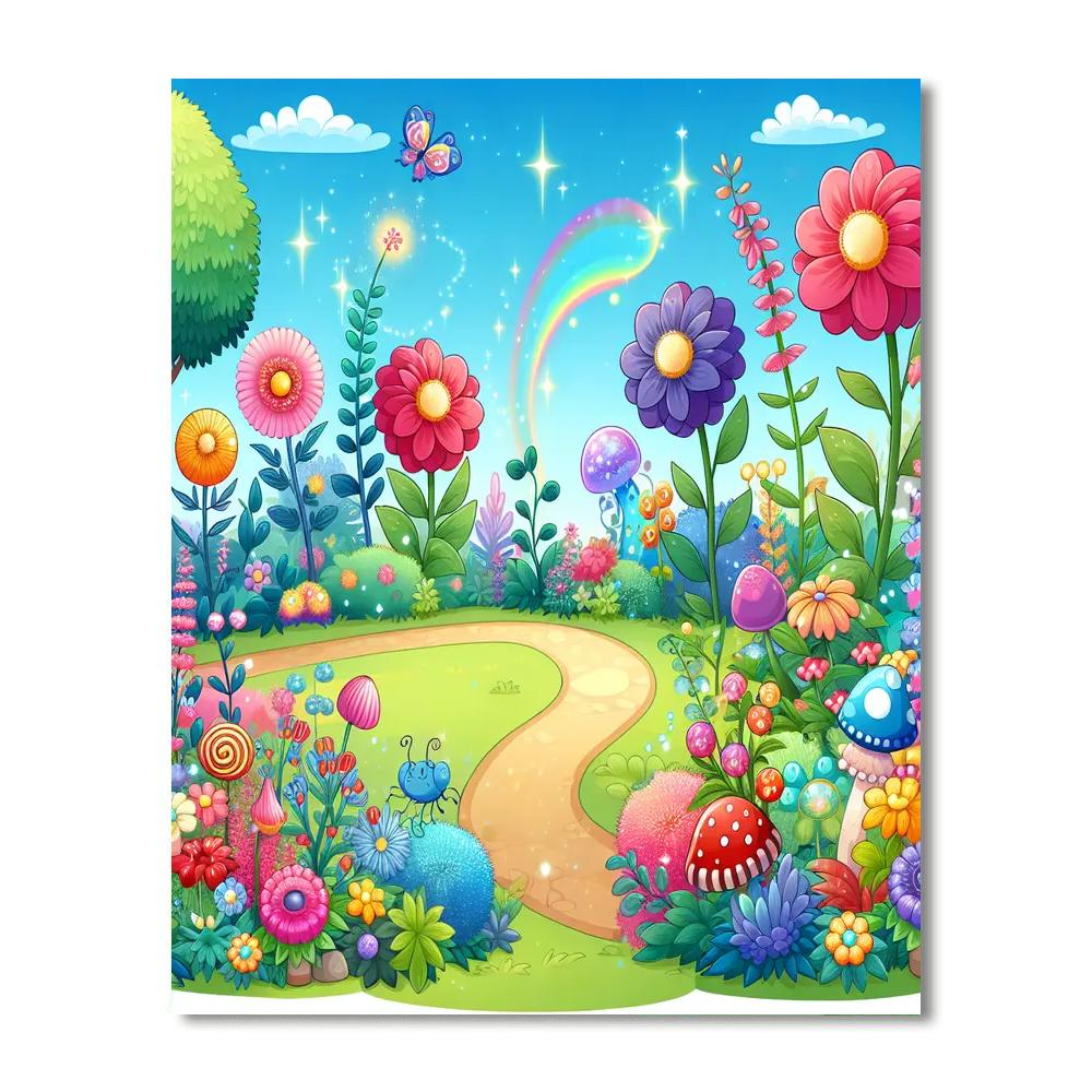 Secret Garden Of Wonders Number Painting