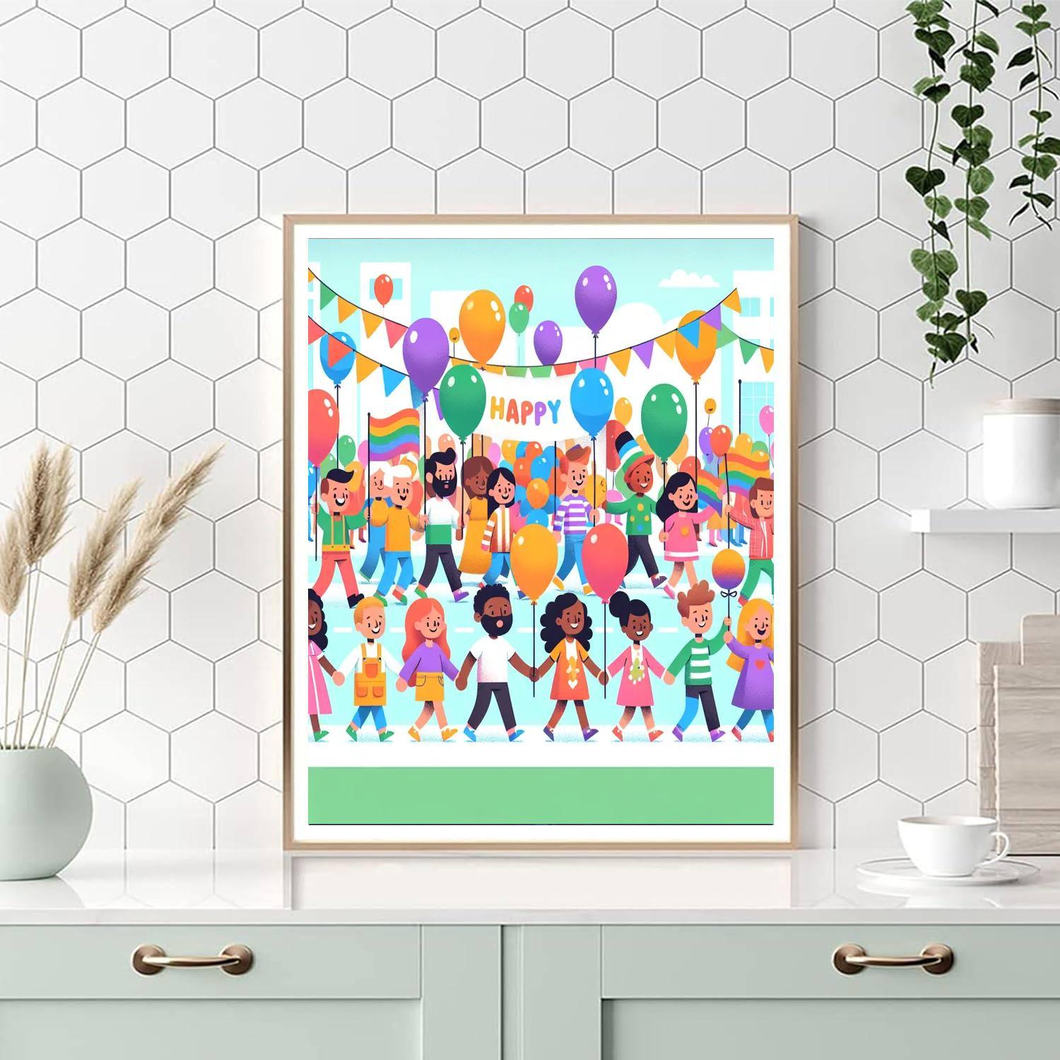 Happiness Parade Paint By Numbers Kits