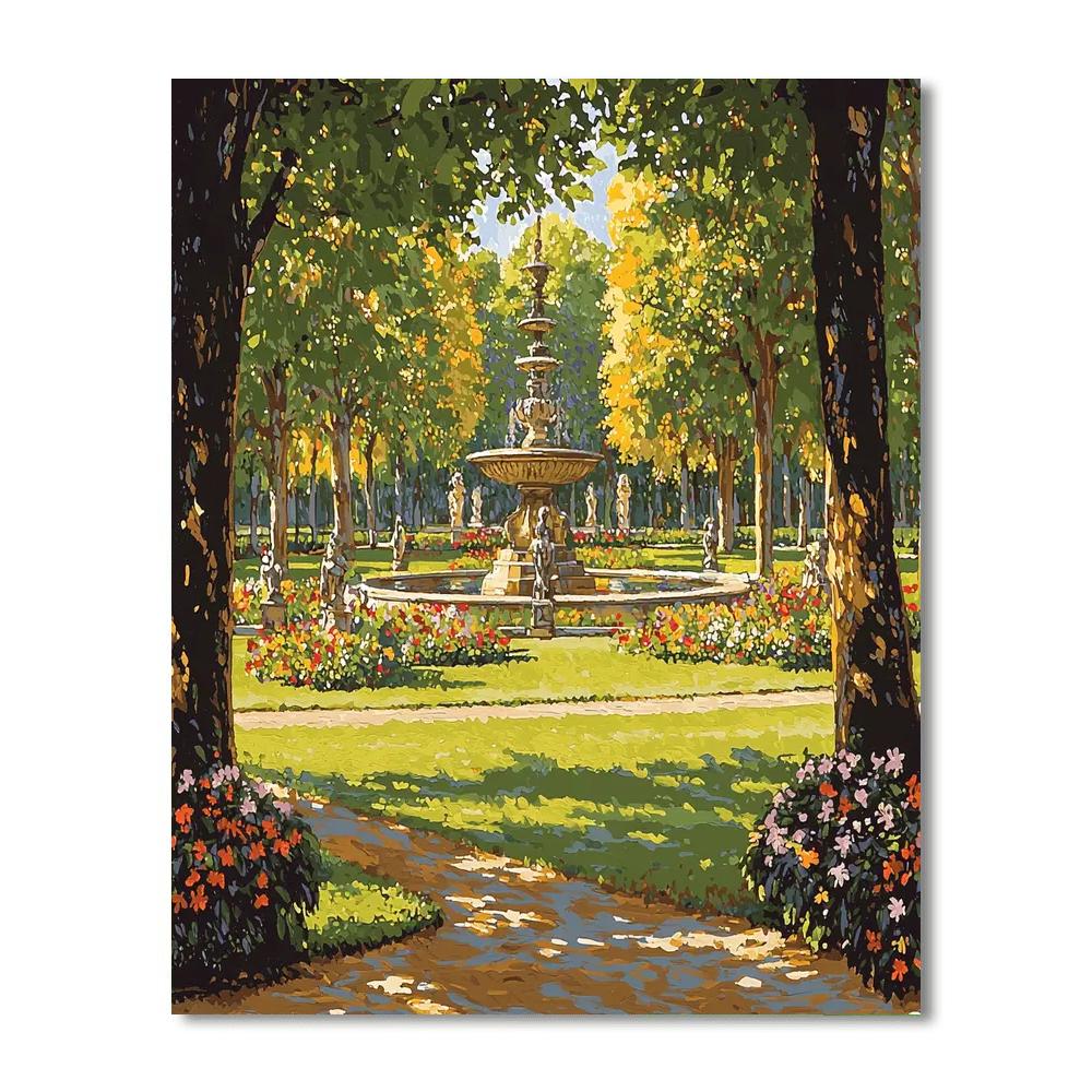 Jardins De Luxembourg - Paris Numbered Painting Kits