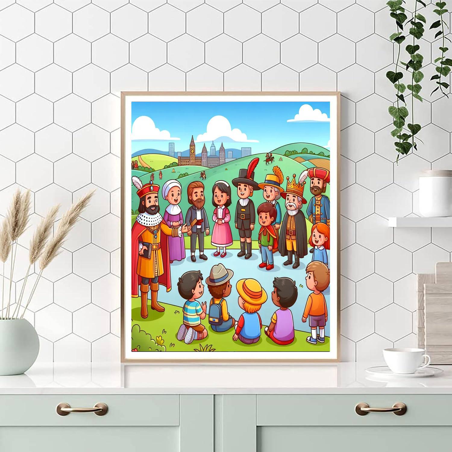 Historical Adventures Painting By Numbers Kit
