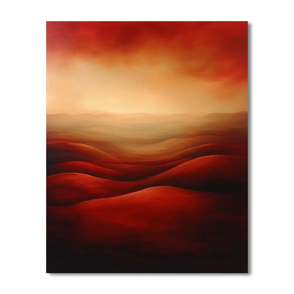 Caravaggio Inspired The Essence Of Tranquility  Number Painting