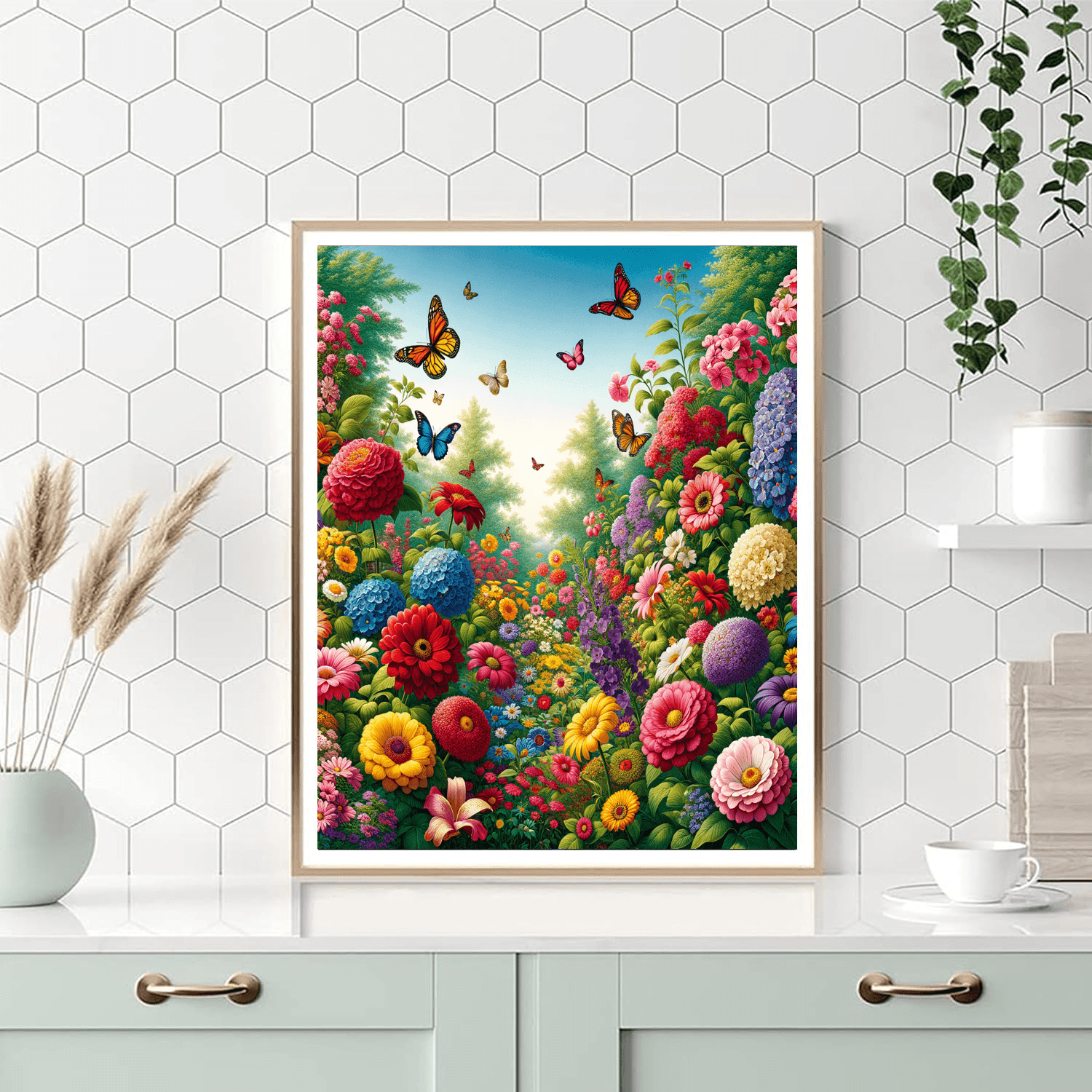 Floral Delight - DIY Painting By Numbers Kit