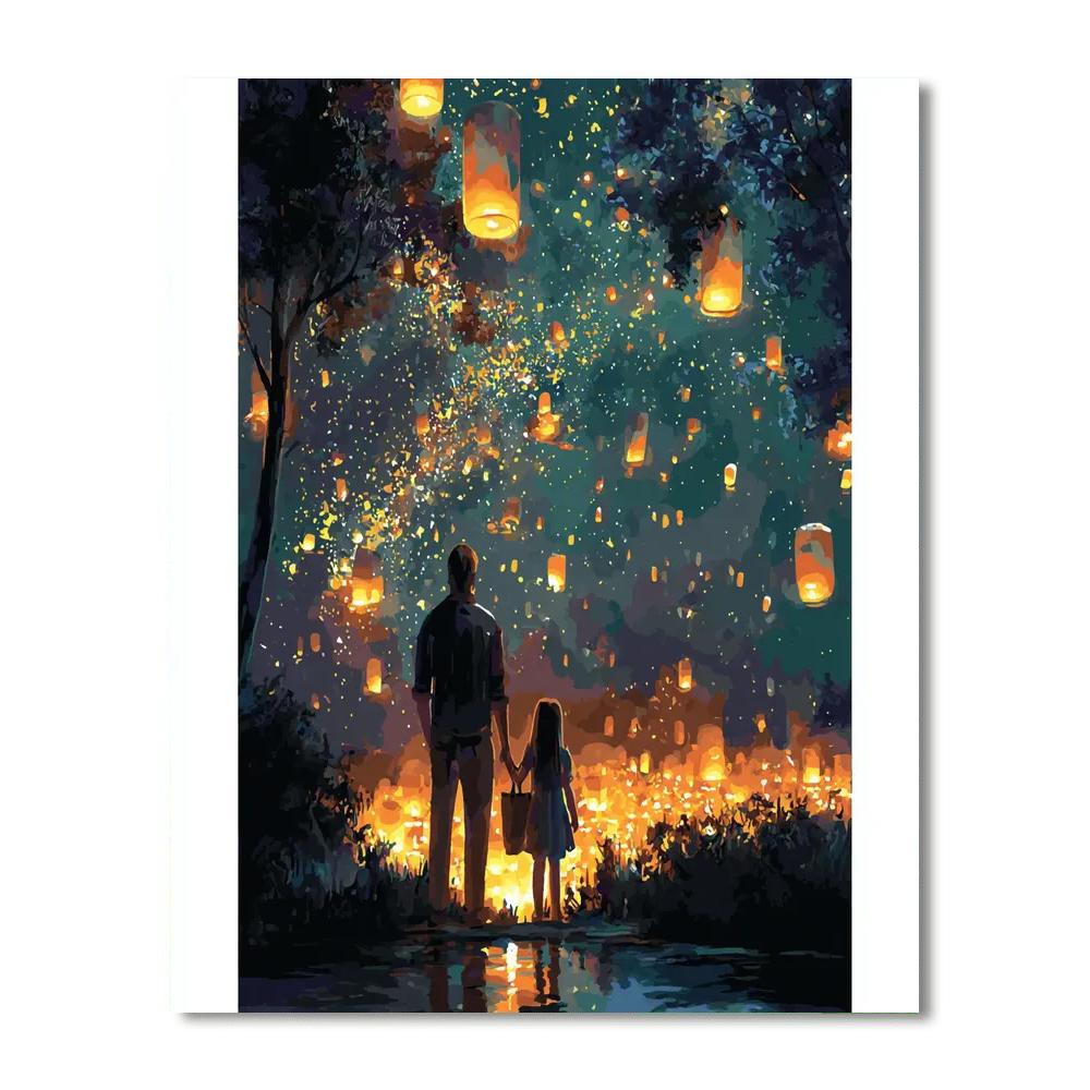 Lanterns Of Love Paint By Numbers Kits