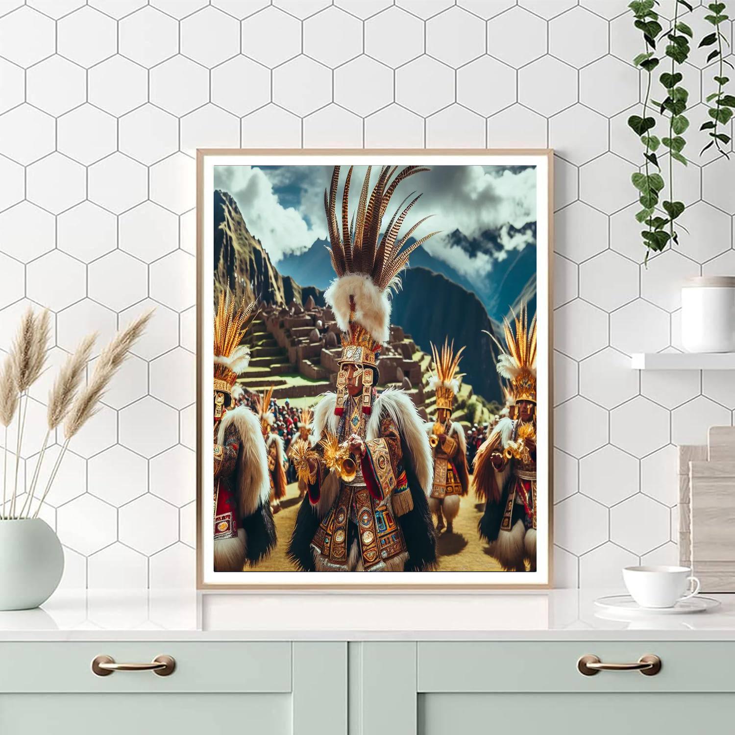 Festival Of The Sun - Cusco Number Painting