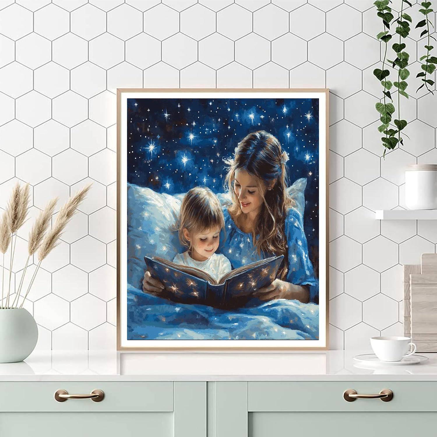 Reading Under The Stars Painting By Numbers Kit