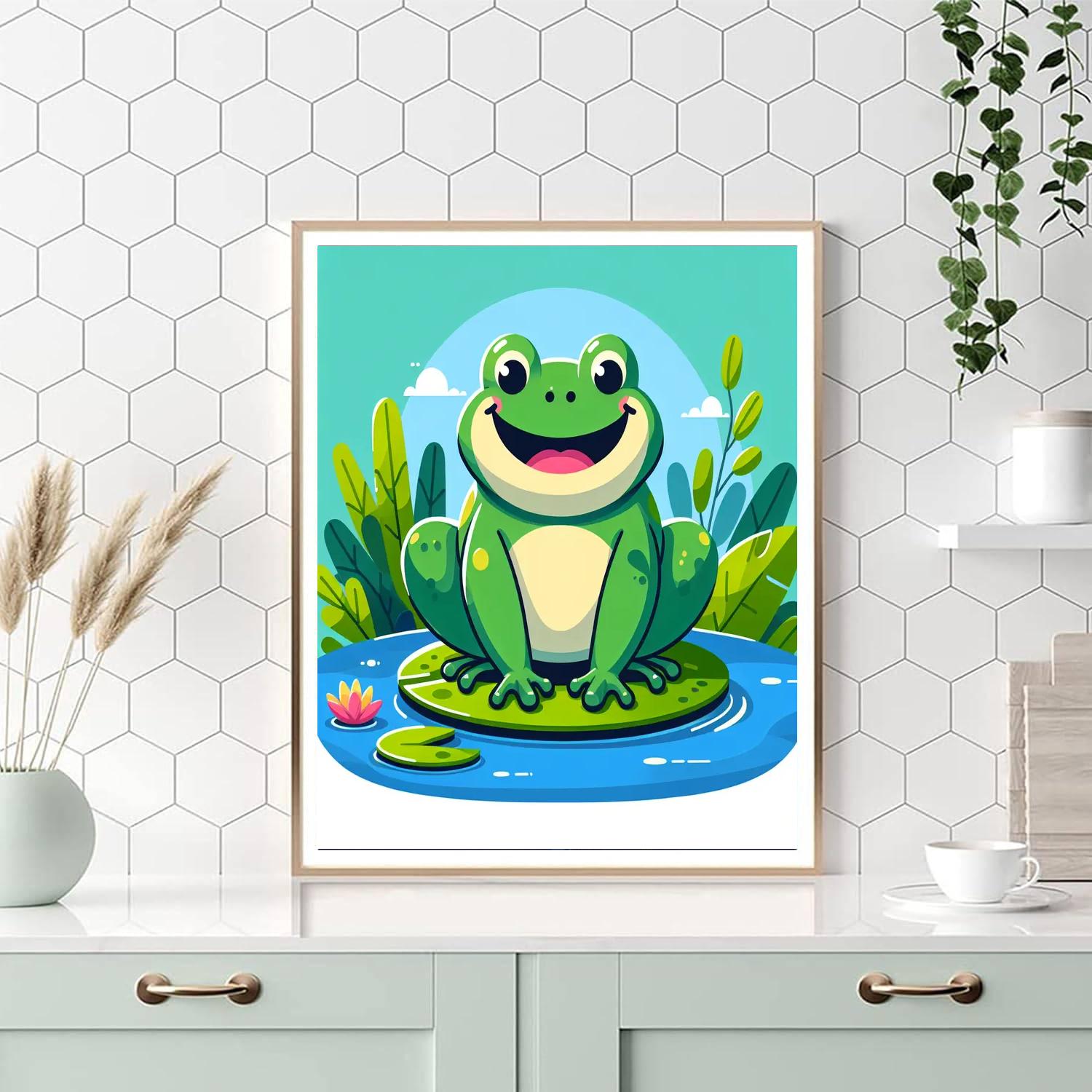 Giggly Frog Numbered Painting Kits