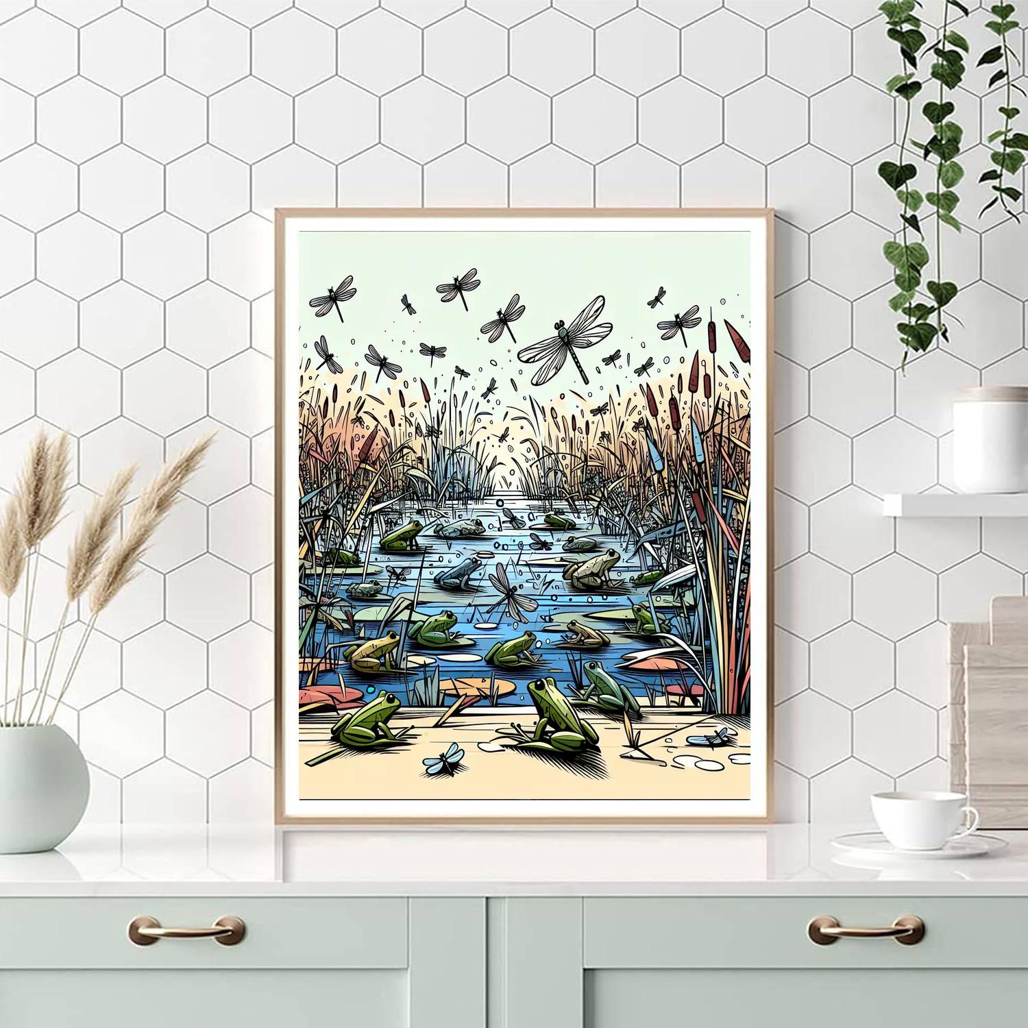 Magic Marsh Numbered Painting Kits