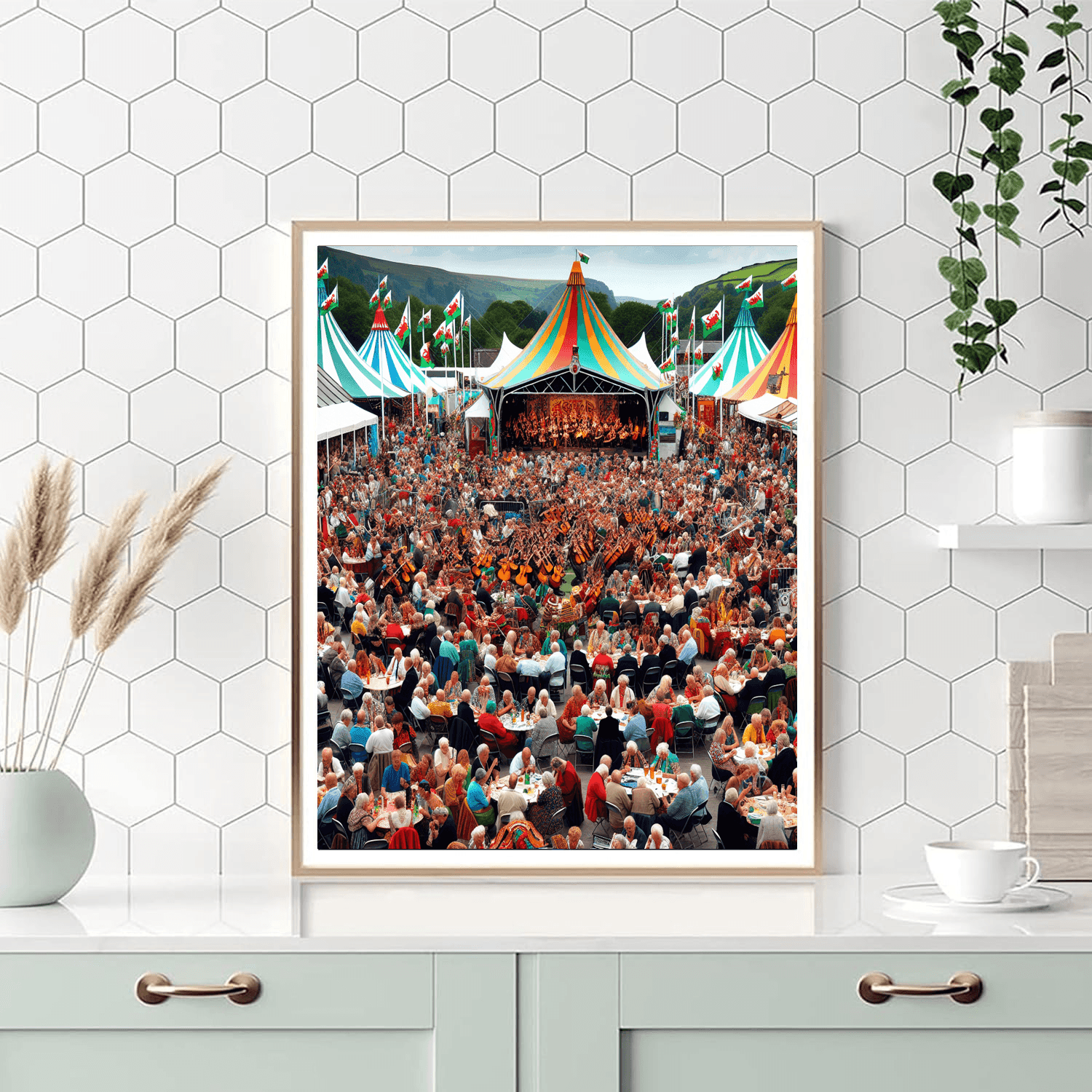 Eisteddfod Genedlaethol - Wales, Uk Number Painting