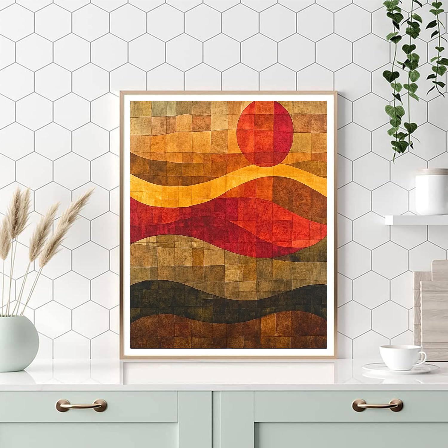 Paul Klee Inspired Layers Of Emotion  Paint By Number