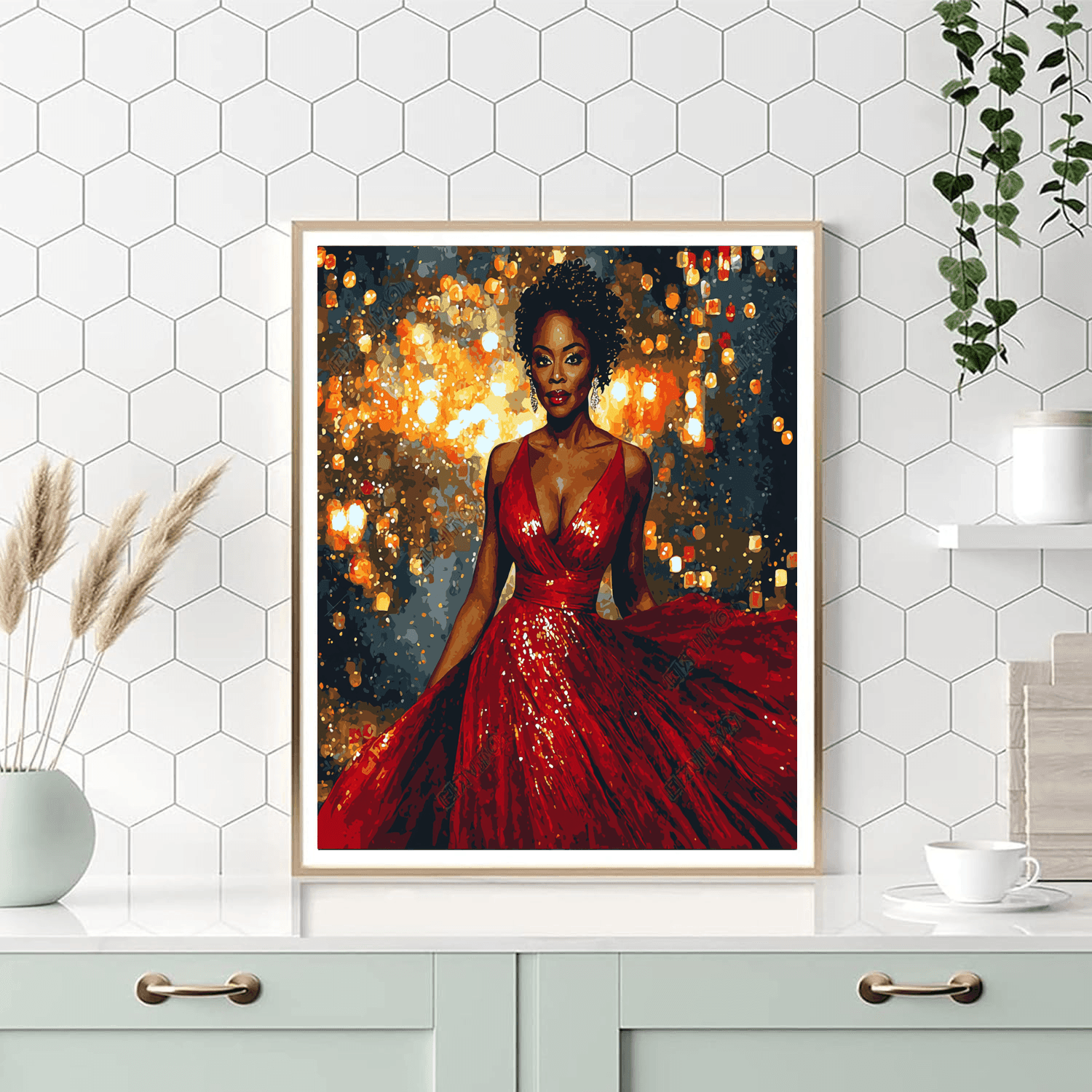 Viola Davis: Champion Of Unyielding Strength Painting Number Kit