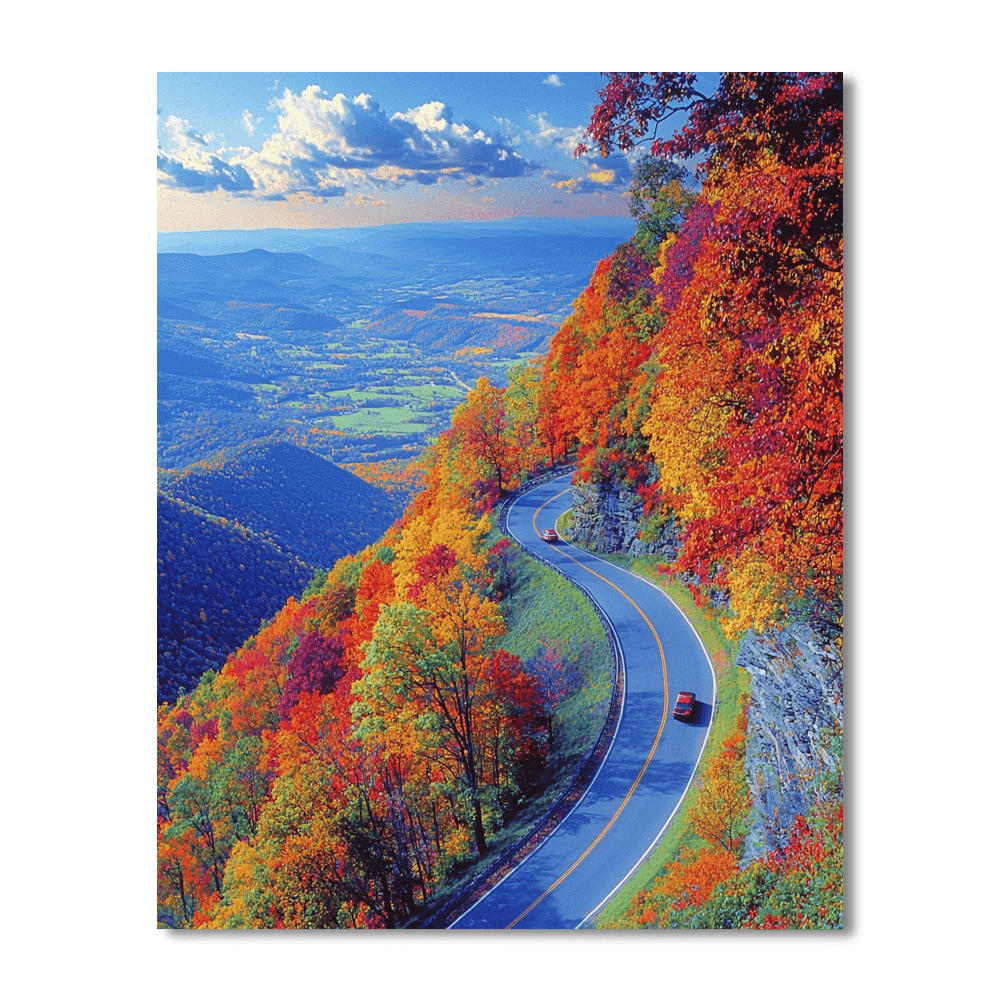 Skyline Drive Numbered Painting Kits