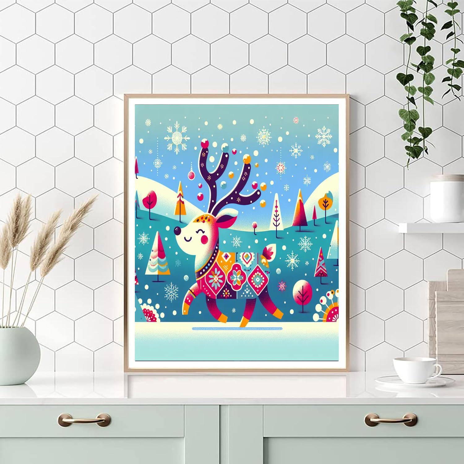 Happiest Holidays Paint By Color