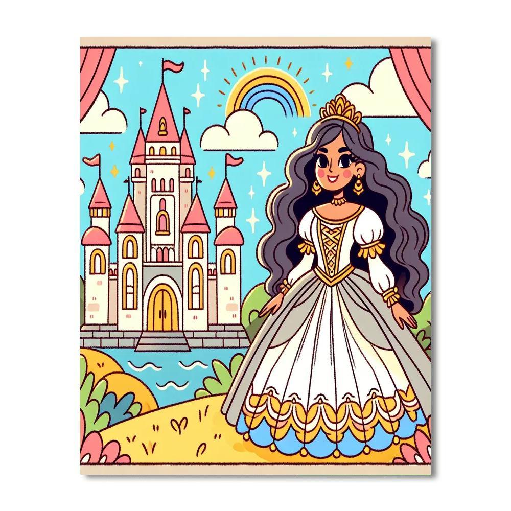 Fairytale Castle Quest Paint By Number