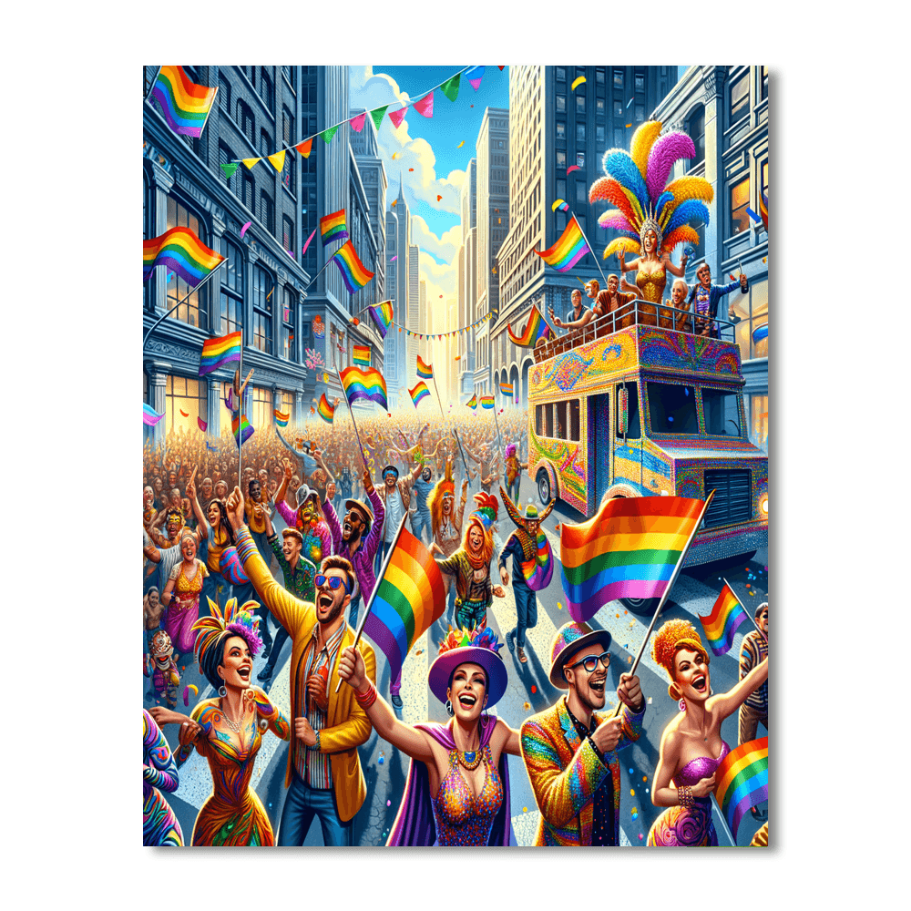 Pride Parade - Various Locations Paint By Numbers Kits