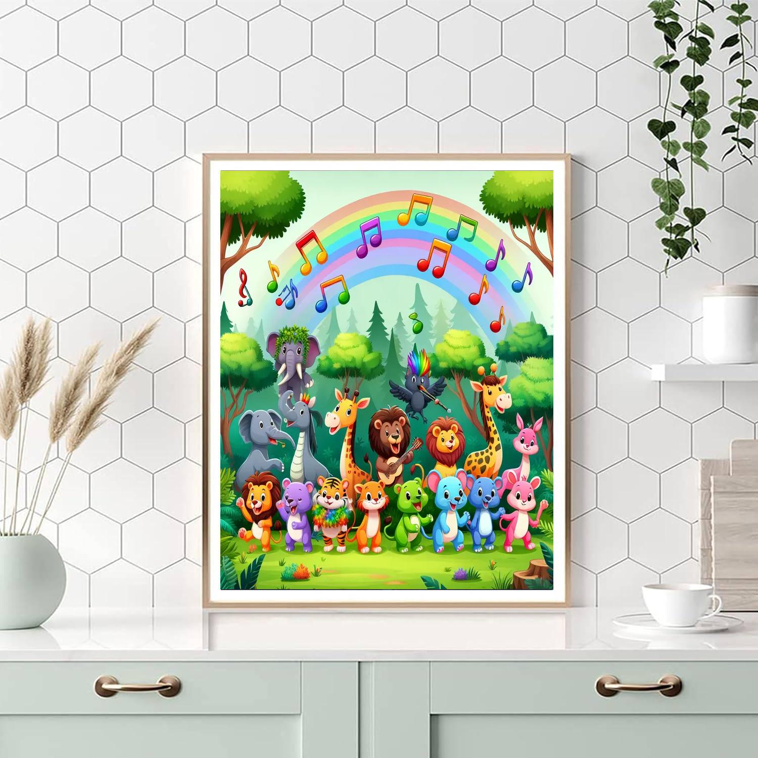 Joyous Jungle Jam Painting Number Kit