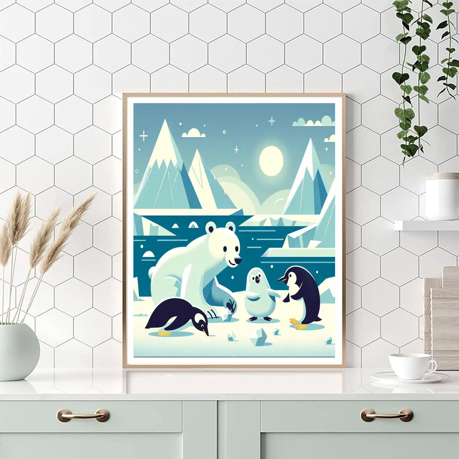 Frosty Friends Expedition Painting By Numbers Kit