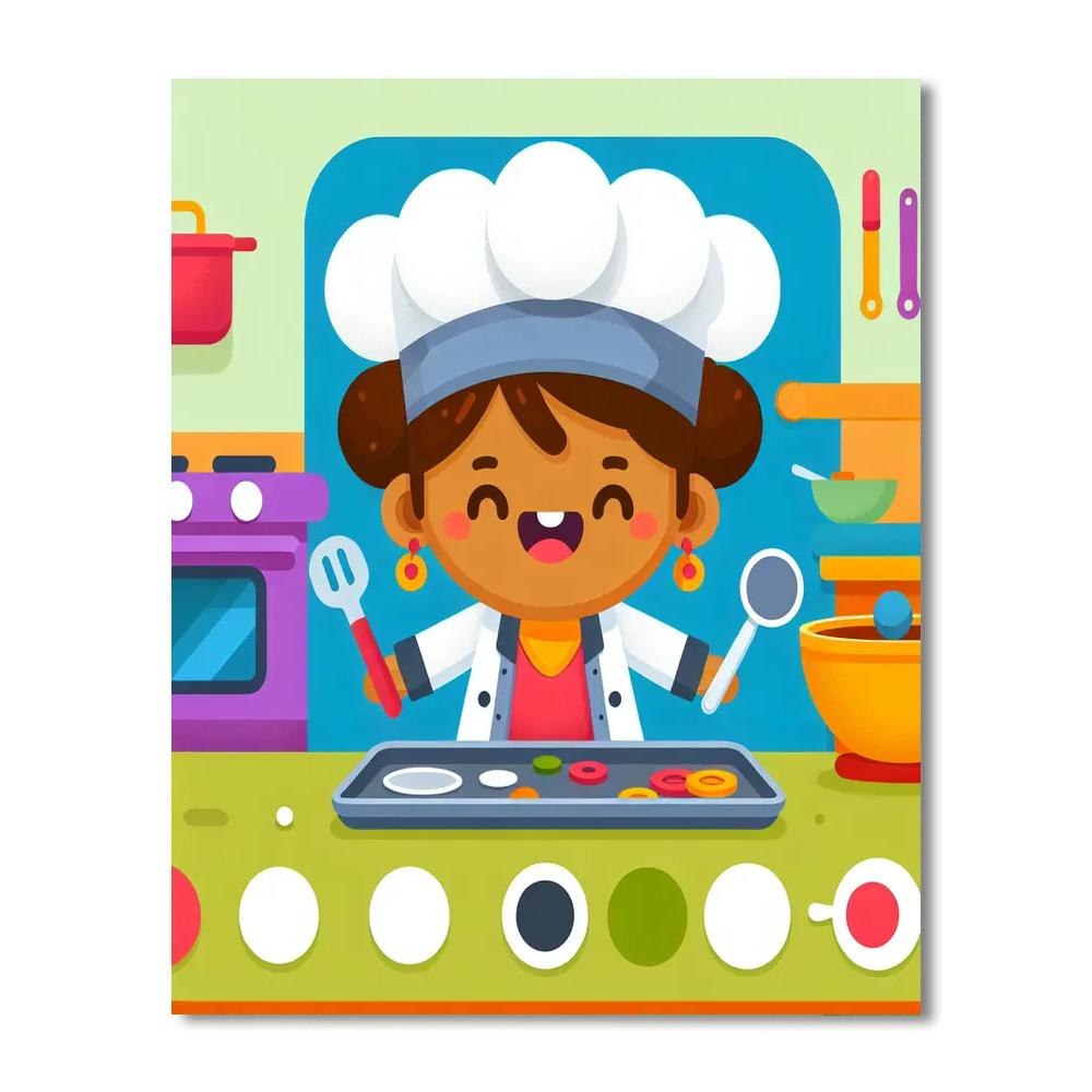 Jolly Chef Cooking Fun Paint By Color
