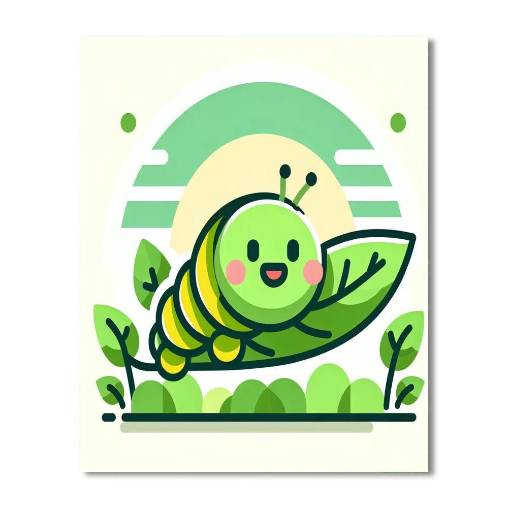 Caring Caterpillar Journey Paint By Number