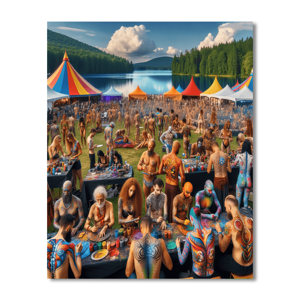 World Bodypainting Festival - Austria Painting Number Kit