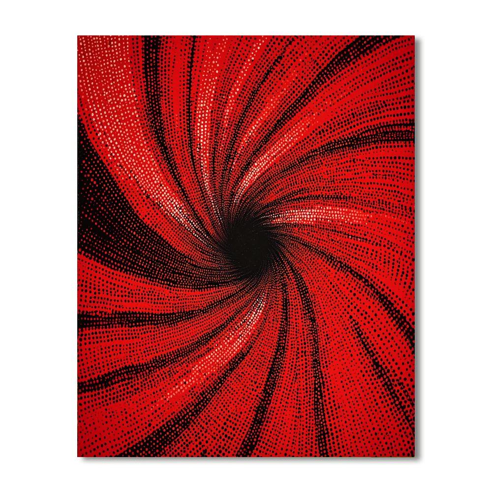 Yayoi Kusama Inspired Dot Symphony  DIY Paint By Numbers