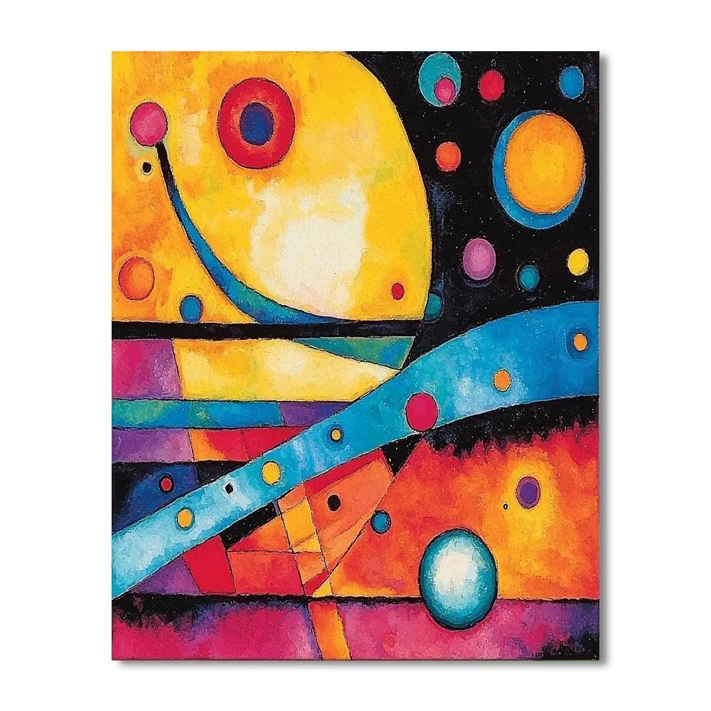 Wassily Kandinsky Inspired Abstract Visions Of Freedom  Numbered Painting Kits