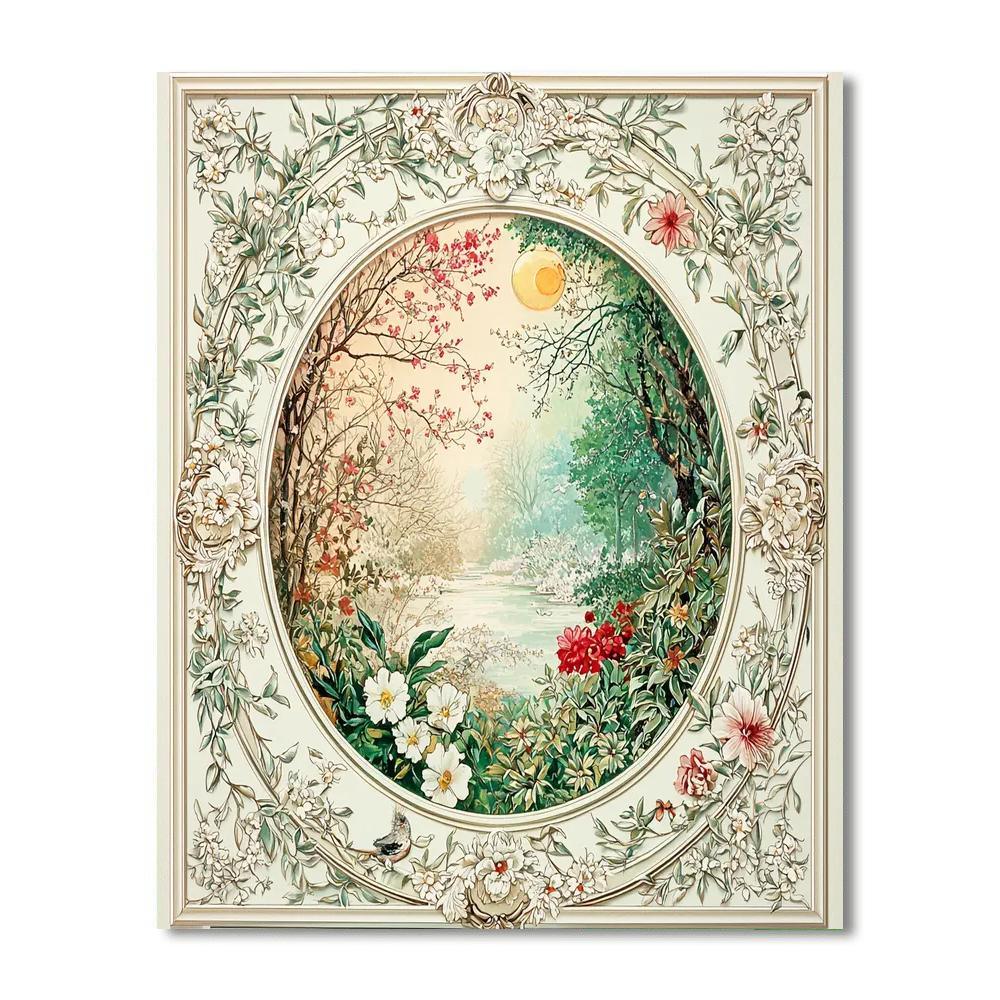 Alphonse Mucha Inspired Symphony Of Seasons  Paint By Numbers