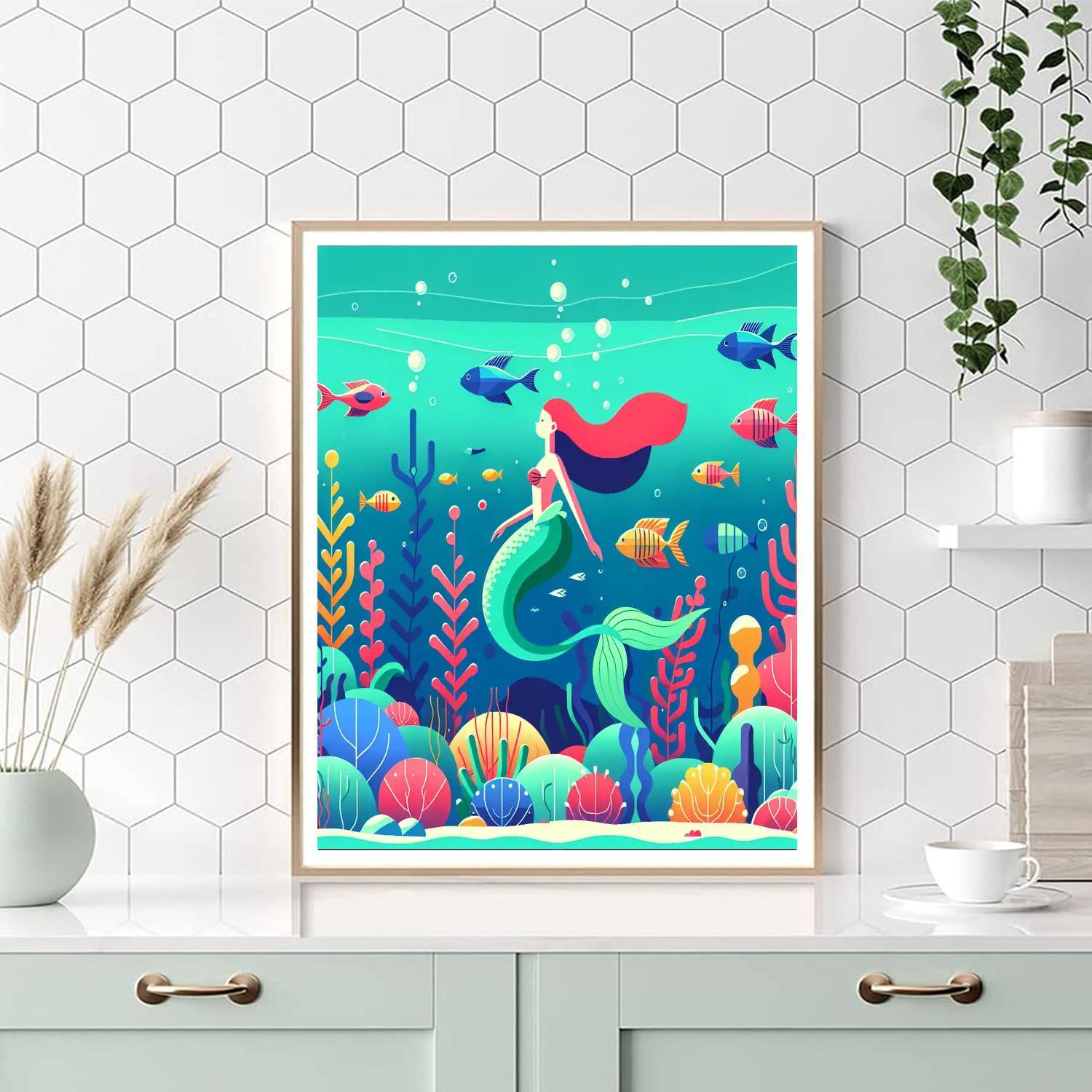 Tropical Lagoon Adventure Painting By Numbers Kit