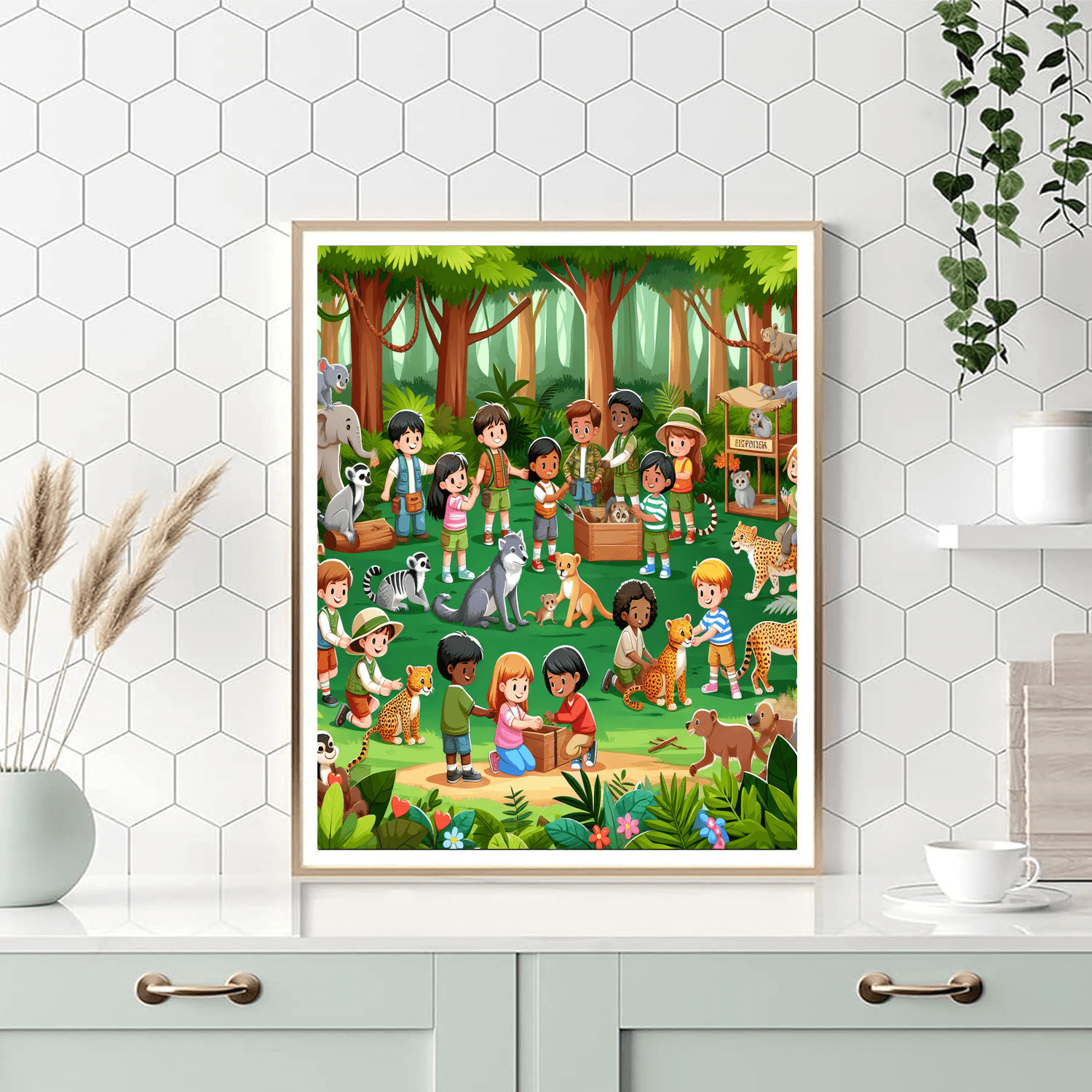 Jungle Rescue Squad Paint By Color