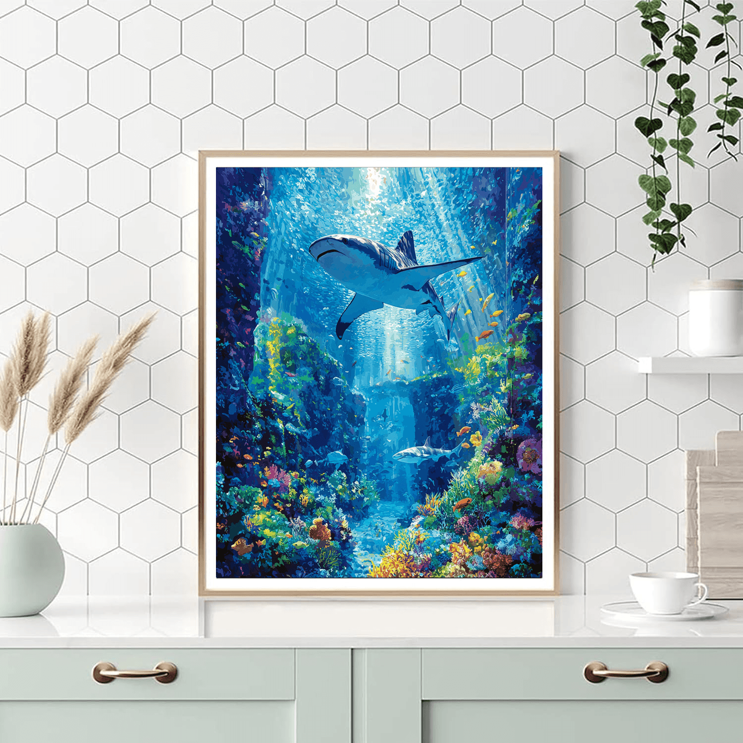 Okinawa Churaumi Aquarium - Japan Paint By Numbers