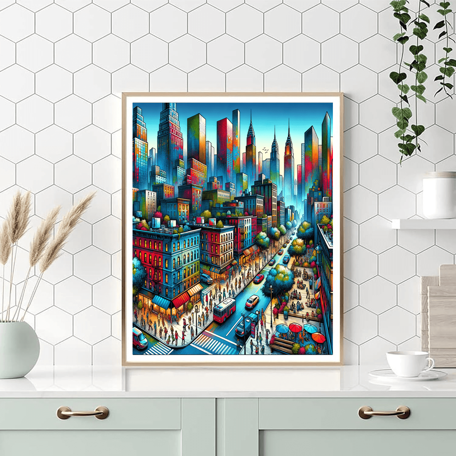 Cultural Cityscape Paint By Number