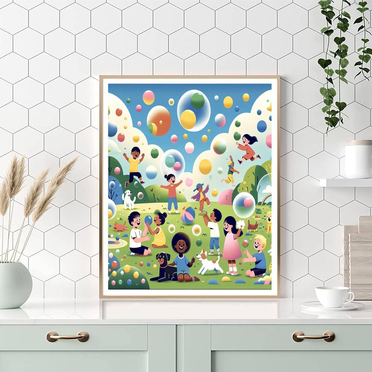 Bubble Wonderland Paint By Number